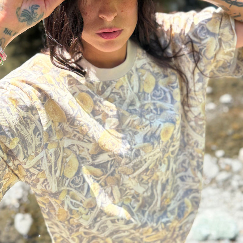 Porous Walker Mushroom Camo T-Shirt - Camo