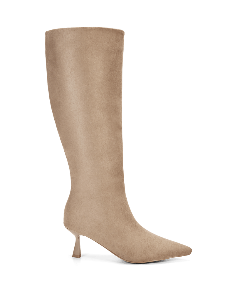 PORTIE CURVE - STONE SUEDE-Boots-Billini-Billini