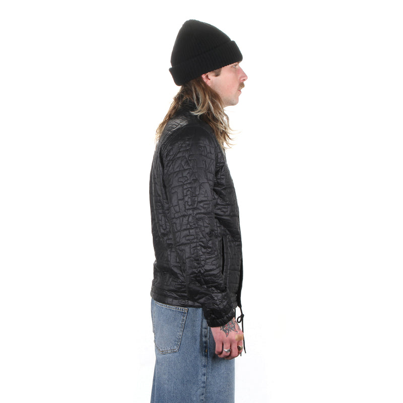 Fucking Awesome | Quilted Coaches Jacket Color : Black