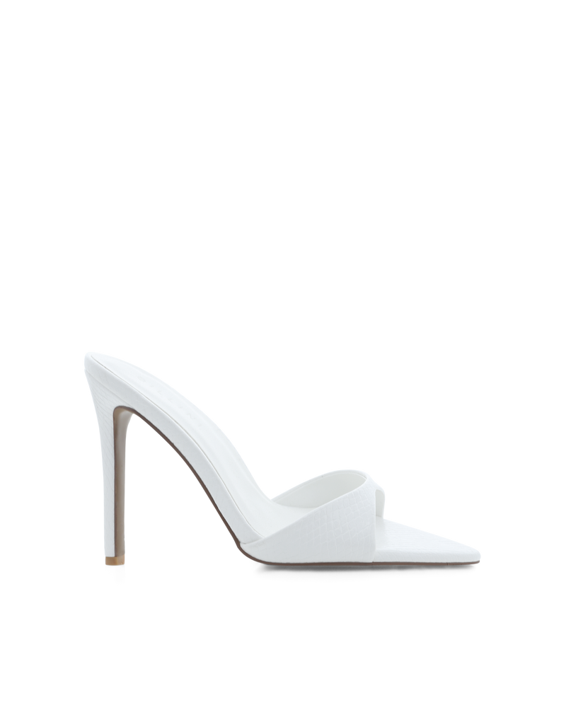 QUINBY - WHITE SCALE-Heels-Billini-Billini