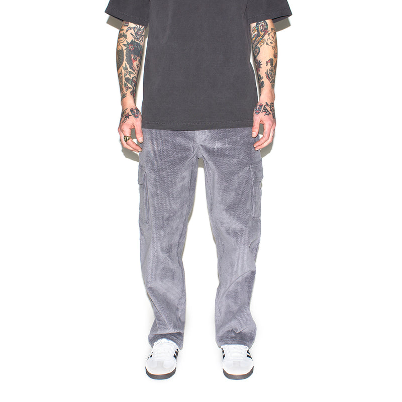 Dime | Relaxed Cargo Cord Pants Color : Grey