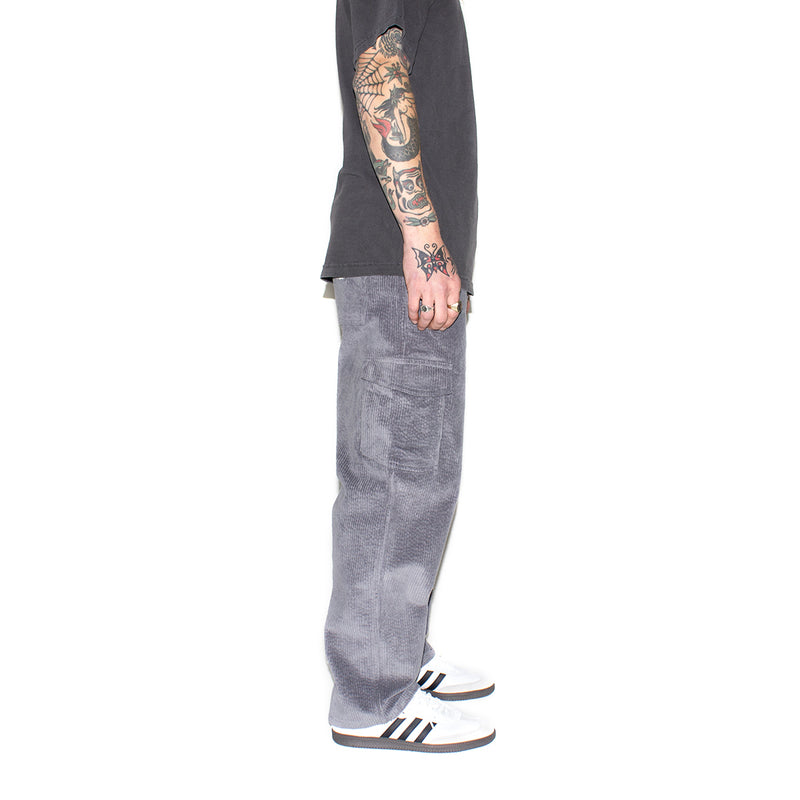 Dime | Relaxed Cargo Cord Pants Color : Grey