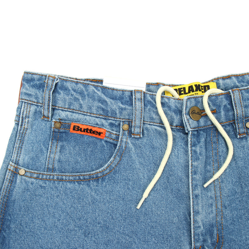 Butter Goods | Relaxed Denim Jeans Washed Indigo