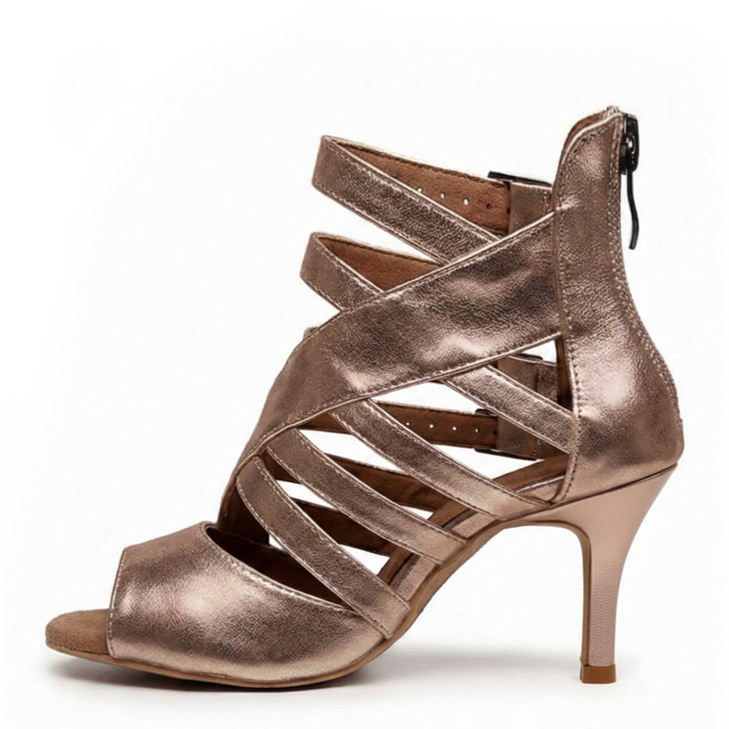 Rene - Gold Vegan Leather - Street Sole