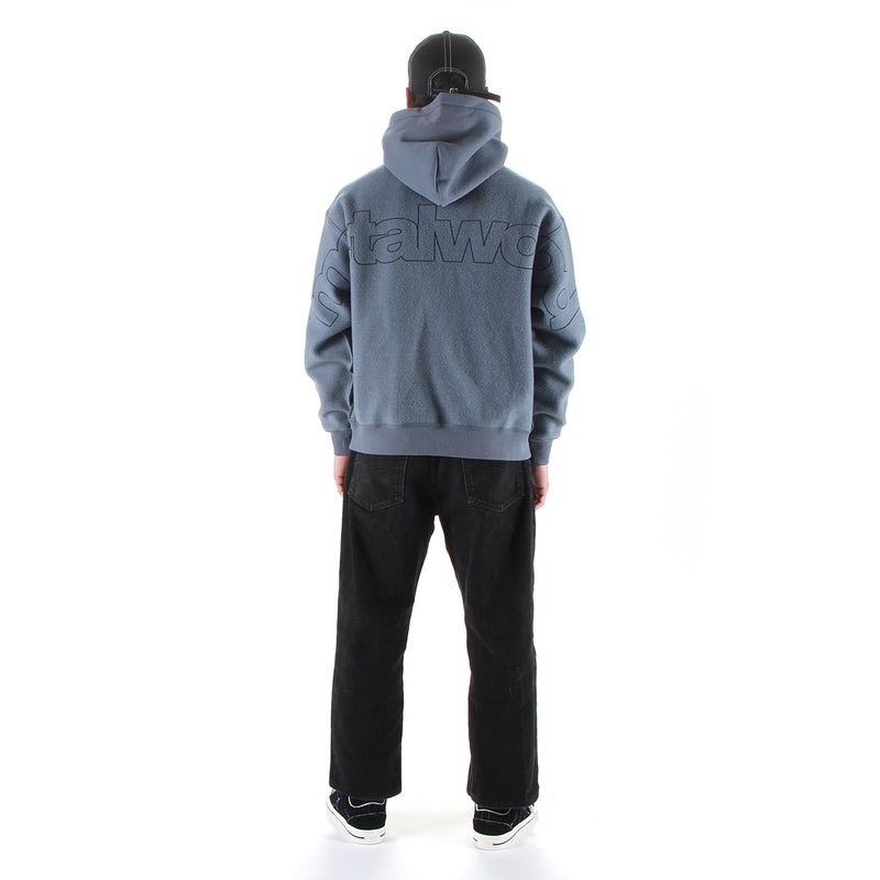 Metalwood | Reverse Twinkle Hooded Sweatshirt Marine