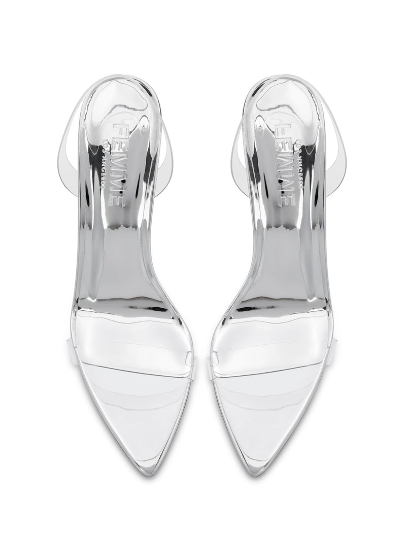 Rive Slingback - Platinum - FEMME LA