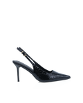 ROONEY - BLACK GLOSS CROC-PUMPS-Billini-Billini