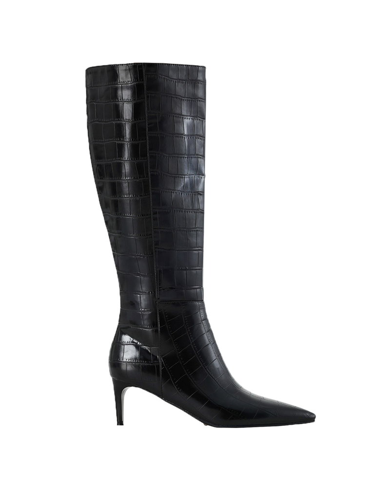 ROSELYN - BLACK CROC-Boots-Billini-Billini