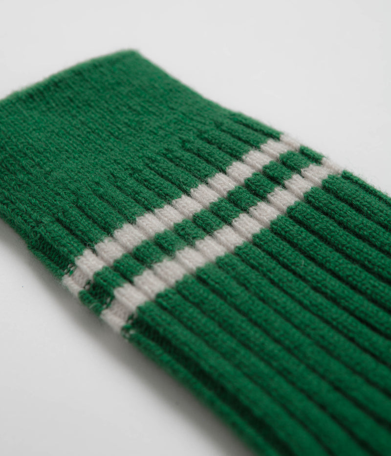 RoToTo Merino Lambswool Socks in Green
