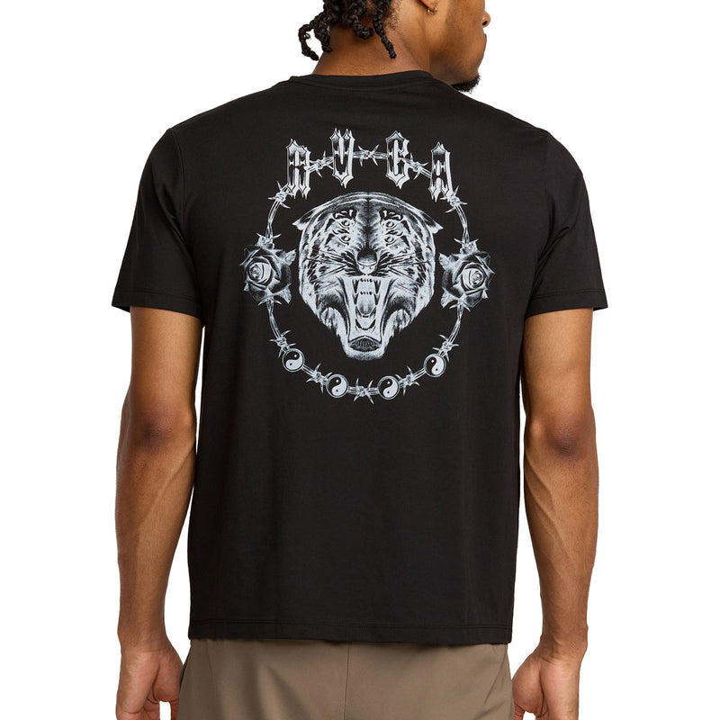 RVCA Benj Tiger Eyes T-Shirt - Black