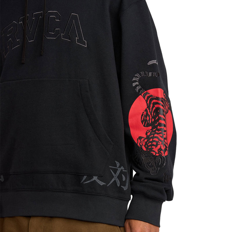 RVCA Tiger Sun Hoodie - RVCA Black