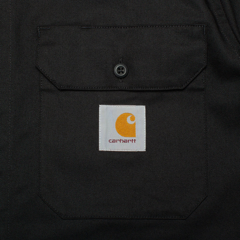 Carhartt WIP S/S Master Shirt Style # I027580-89XX Color : Black