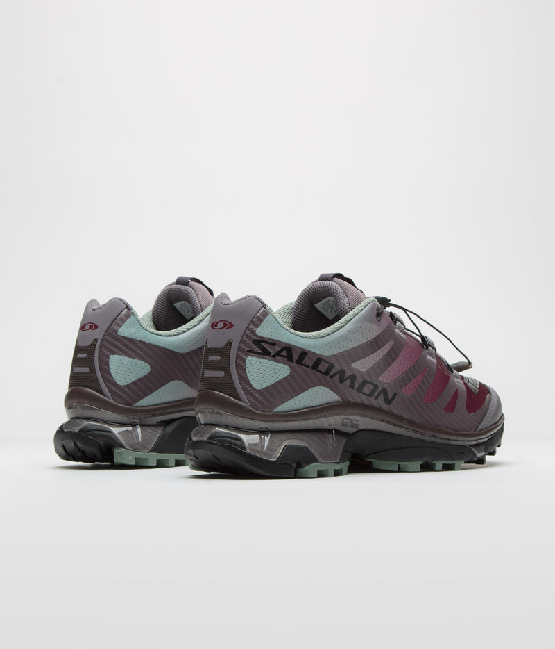Salomon XT-4 OG Shoes in Excalibur and Green Milieu / Tawny Port