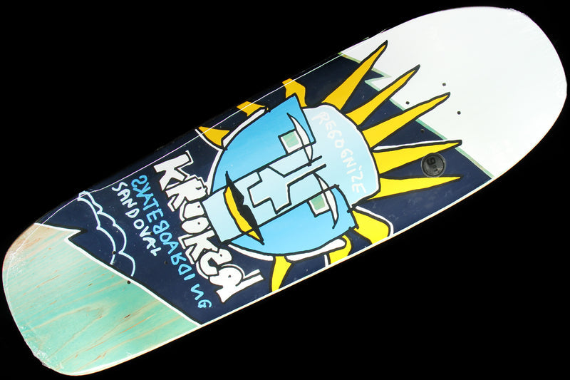Krooked Sandoval - Recognize Teal Deck 9.81"