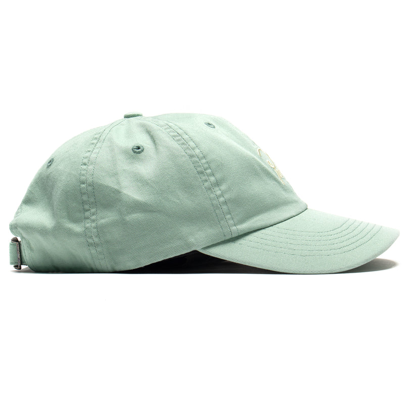 by Parra | Script Logo 6 Panel Hat Sage Green