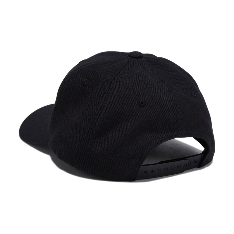 Shake Junt Stretch Logo Snapback Hat - Black