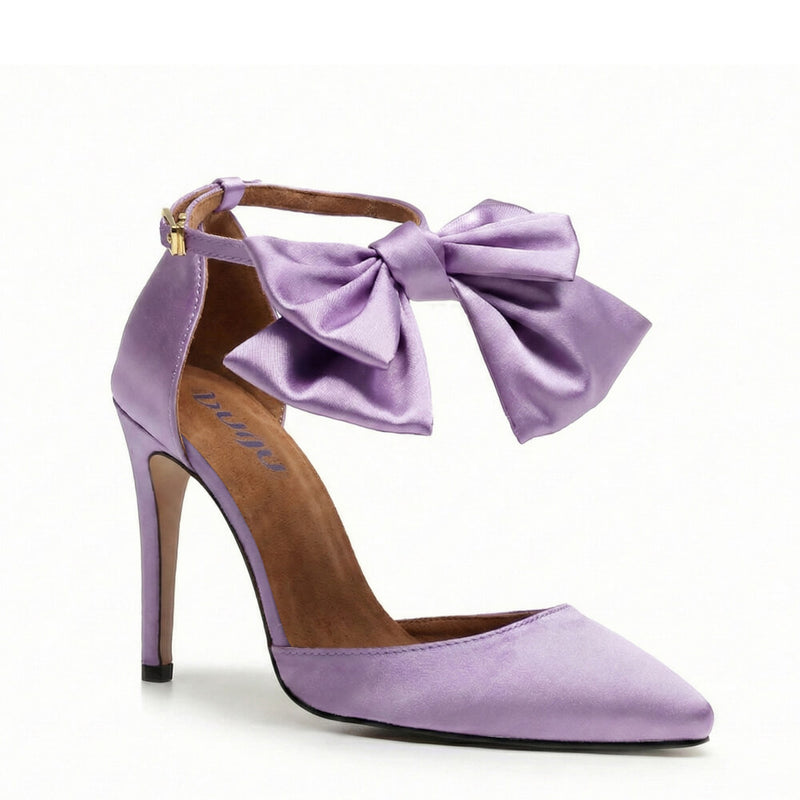 Sharlie - Lavender Satin - Street Sole