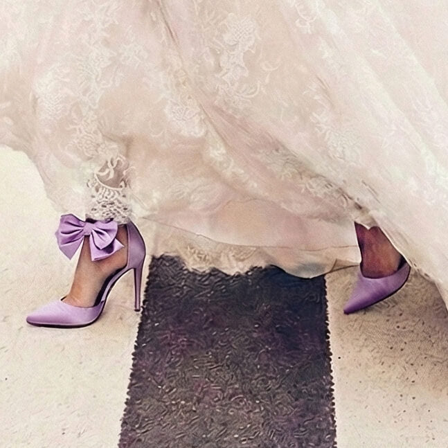 Sharlie - Lavender Satin - Street Sole