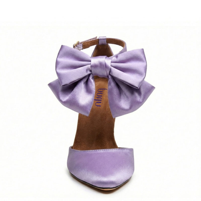 Sharlie - Lavender Satin - Street Sole