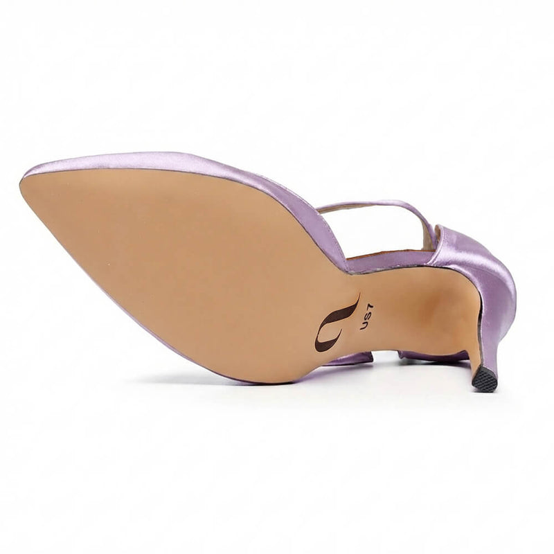 Sharlie - Lavender Satin - Street Sole