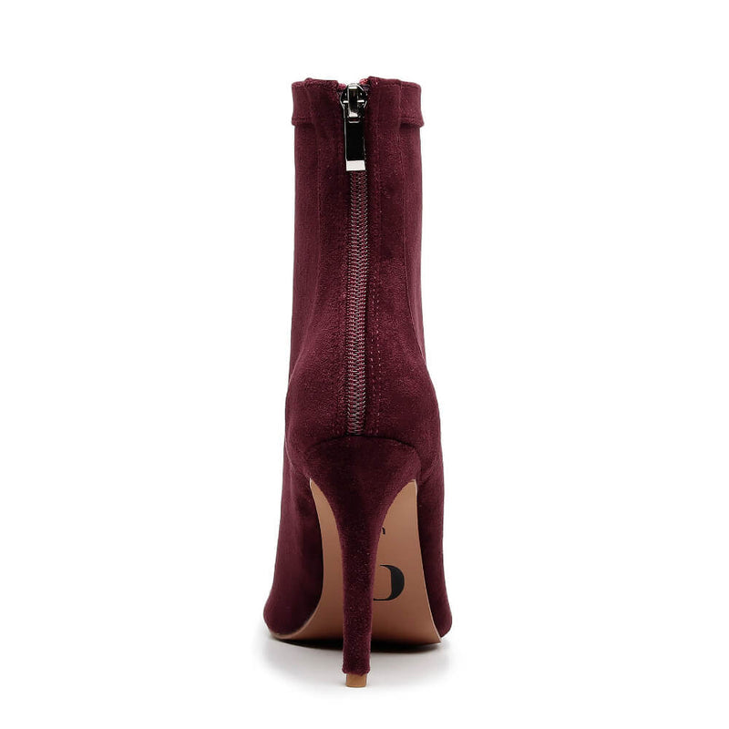 Sierralynn - Eggplant Vegan Suede - Suede Sole (Dance Floor Only)