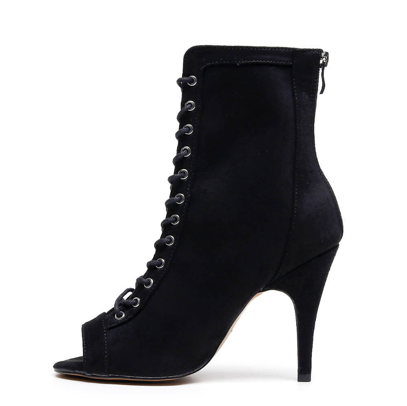 Sierralynn Embroidery - Vegan Suede Black Watermelon - Street Sole