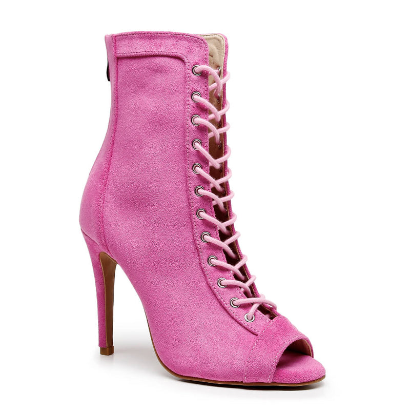 Sierralynn - Magenta Vegan Suede - Street Sole
