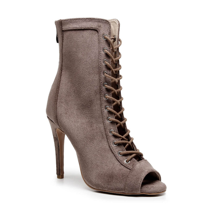 Sierralynn - Taupe Vegan Suede - Street Sole