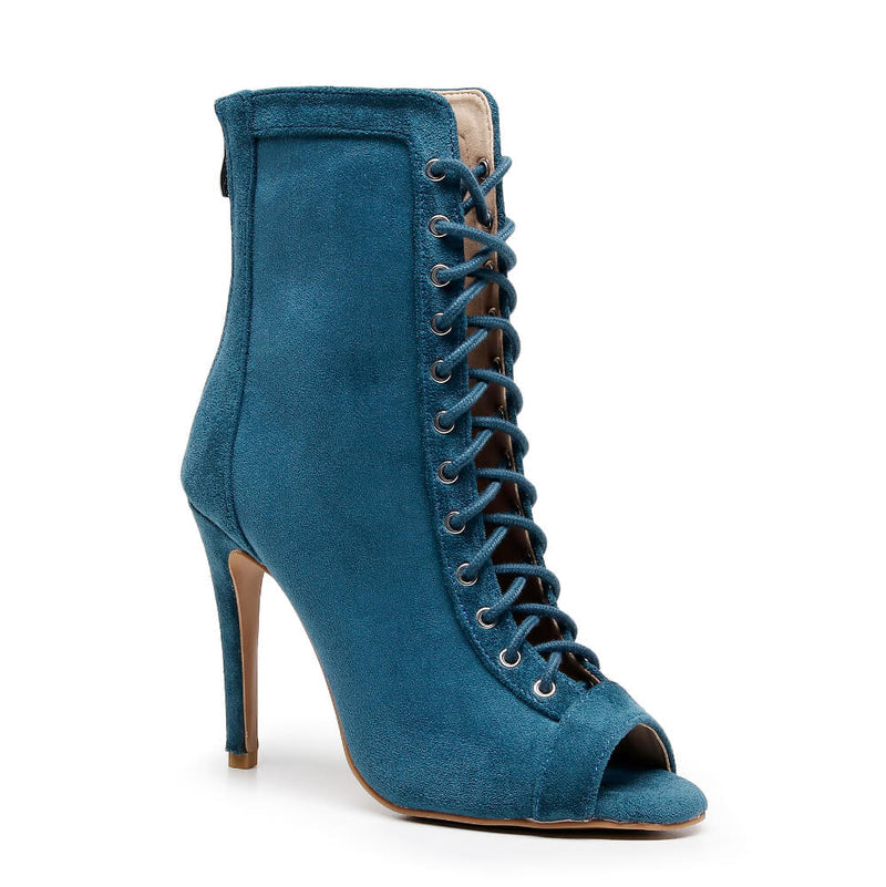 Sierralynn - Teal Vegan Suede - Street Sole