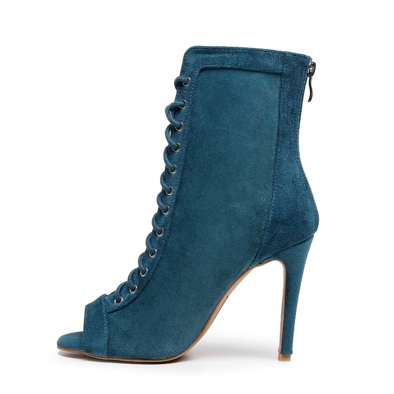 Sierralynn - Teal Vegan Suede - Street Sole