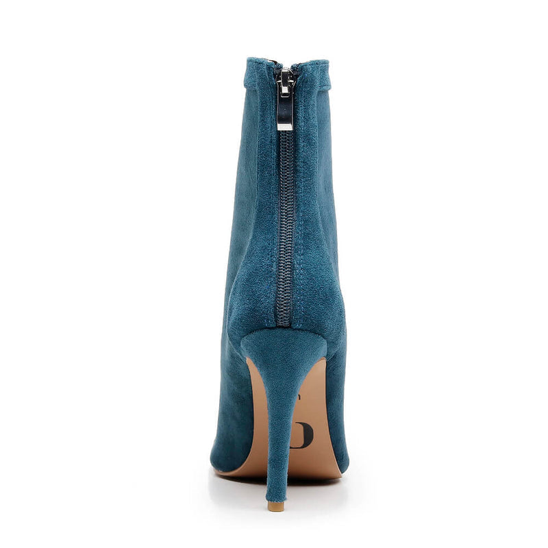 Sierralynn - Teal Vegan Suede - Street Sole