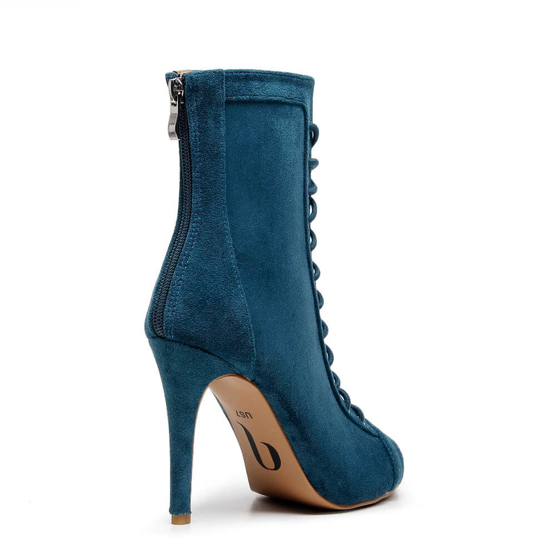 Sierralynn - Teal Vegan Suede - Street Sole