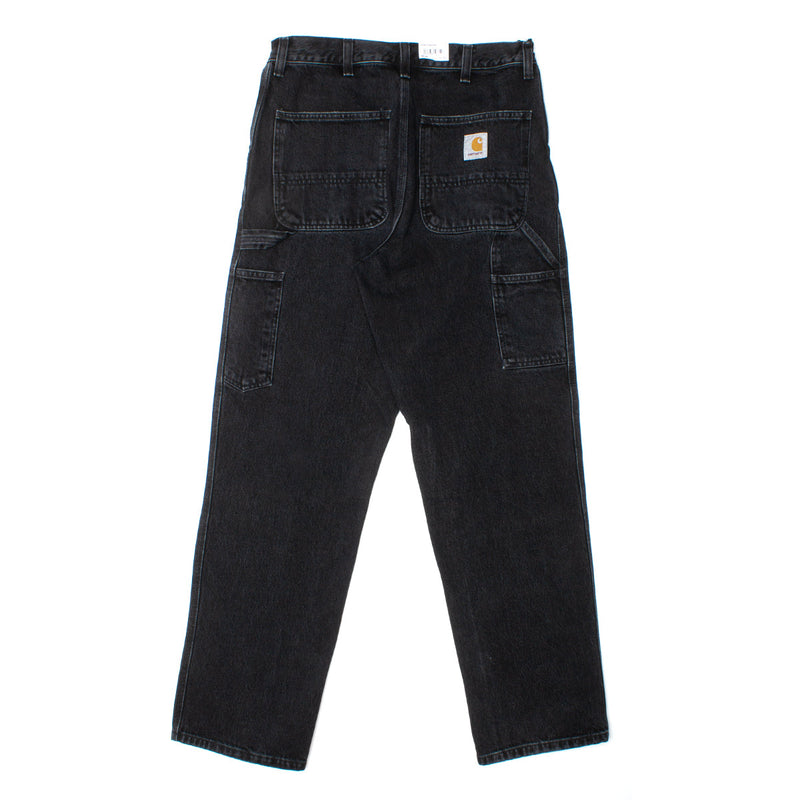 Carhartt WIP | Single Knee Pant Style # I032024-8906 Color : Black (Stone Washed)