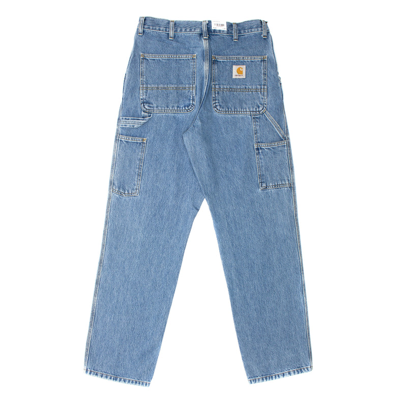 Carhartt WIP | Single Knee Pant Style # I032024-0112 Color : Blue (Stone Bleached)