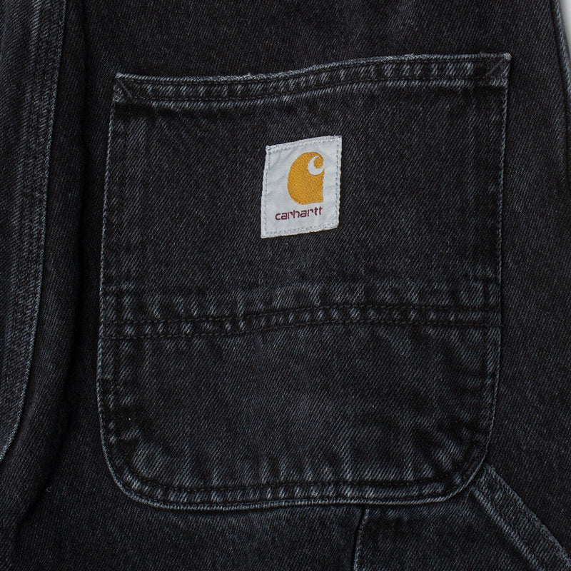 Carhartt WIP | Single Knee Pant Style # I032024-8906 Color : Black (Stone Washed)