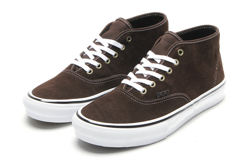 Vans | Skate Authentic Mid VCU Dark Brown / White