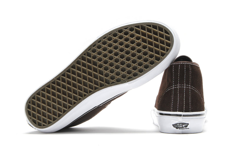 Vans | Skate Authentic Mid VCU Dark Brown / White