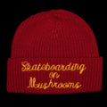 Stingwater | Skateboarding On Mushrooms Beanie Color : Red
