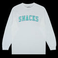 Quartersnacks Snacks Varsity L/S T-Shirt White