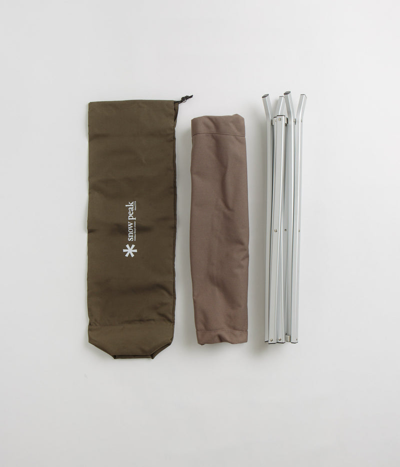 Snow Peak Dog Cot in Brown
