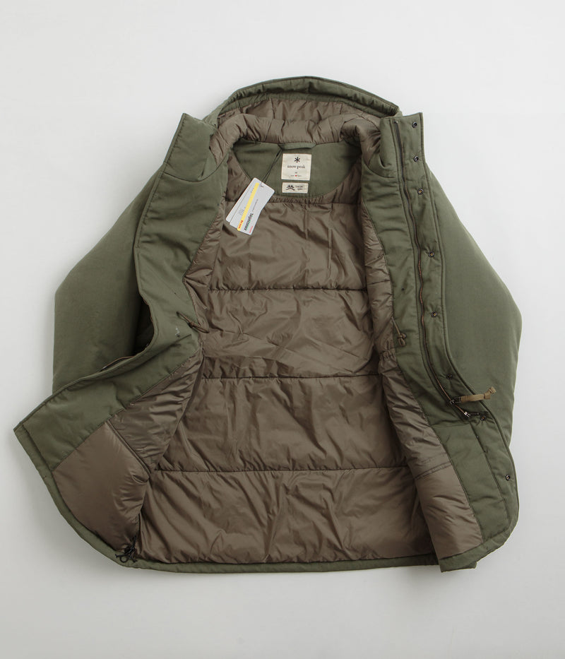 Snow Peak Takibi Weather Padded Coat in Olive