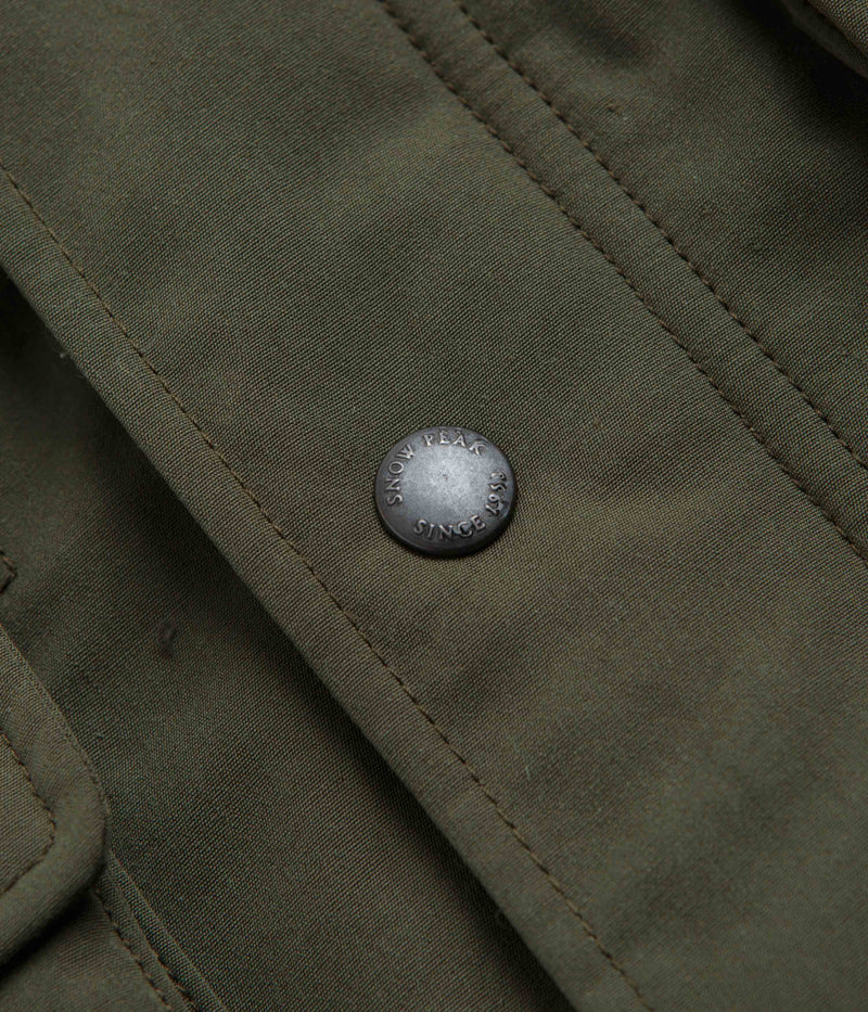 Snow Peak Takibi Weather Padded Coat in Olive