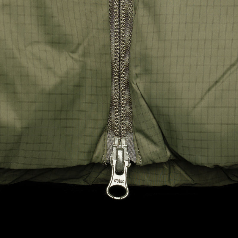 Polar | Soft Ripstop Puffer Jacket Color : Grey Green