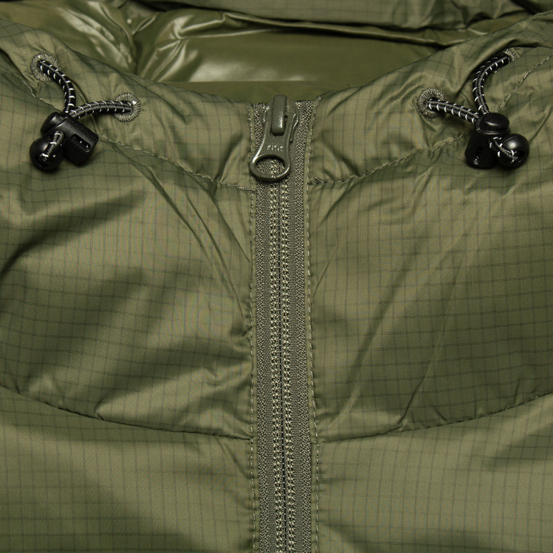 Polar | Soft Ripstop Puffer Jacket Color : Grey Green