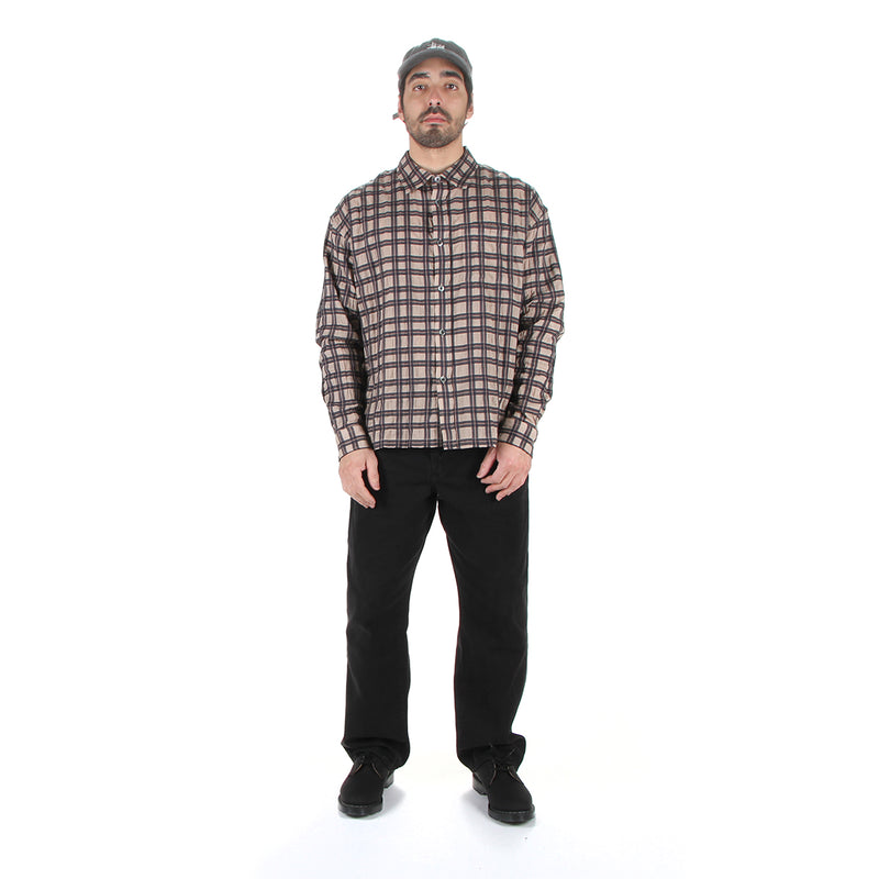 Stussy | Sonoma Plaid L/S Shirt Tan