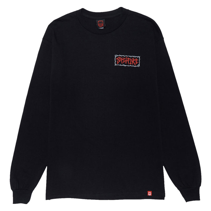 Spitfire Gas Mask Long Sleeve T-Shirt - Black/Multi Color