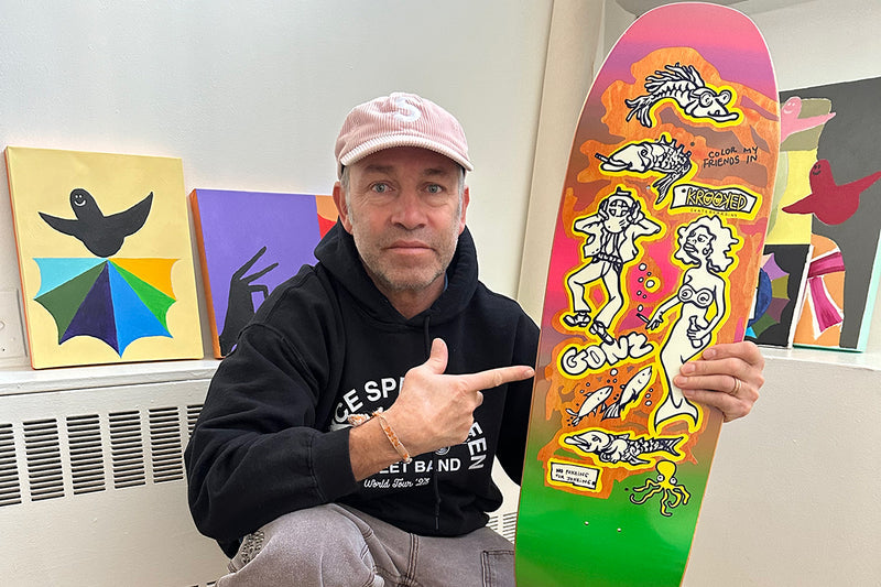 Krooked | Color My Friends Deck Sizes : 9.81" Skate Shop Day 2024