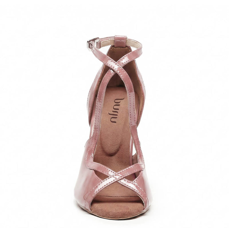 Starlette - Latte Vegan Patent - Street Sole