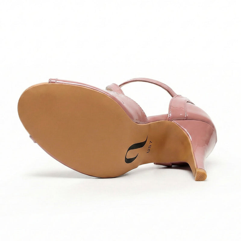 Starlette - Latte Vegan Patent - Street Sole