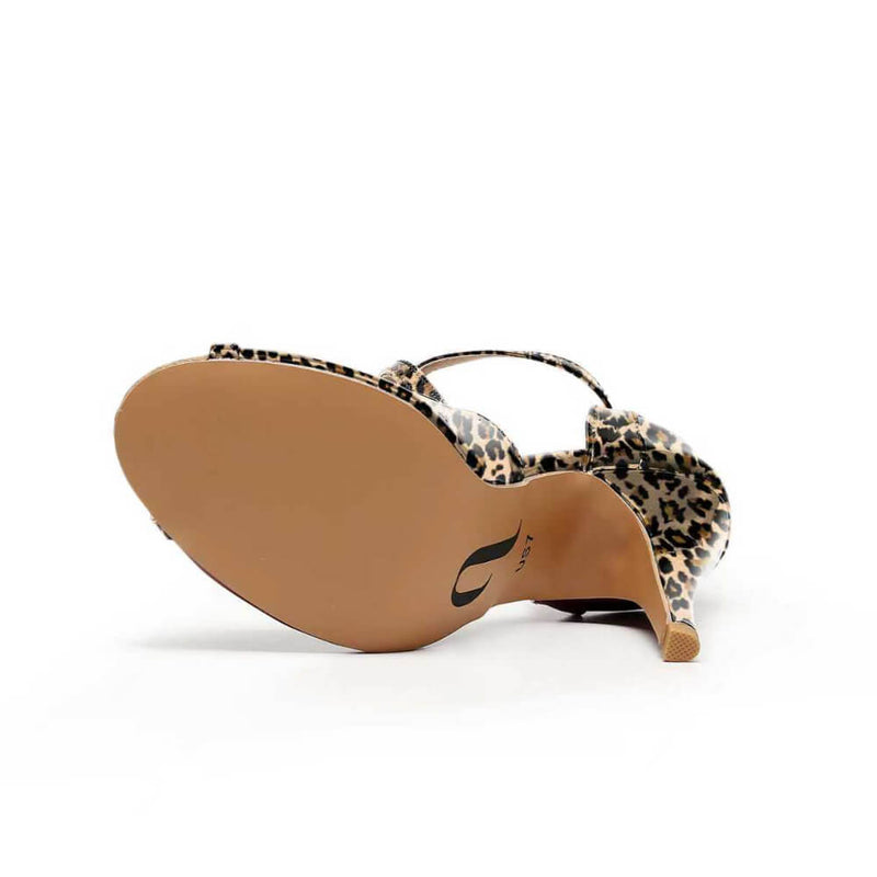 Starlette - Leopard Satin - Street Sole